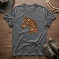 Horse Head Floral T-Shirt