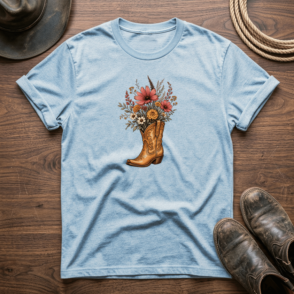 Flowers In My Boot T-Shirt