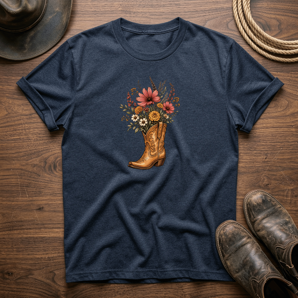 Flowers In My Boot T-Shirt